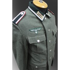 Полевой китель нижних чинов Вермахта, обр. 1936 г. - Feldbluse М36 - в звании унтер-офицер.